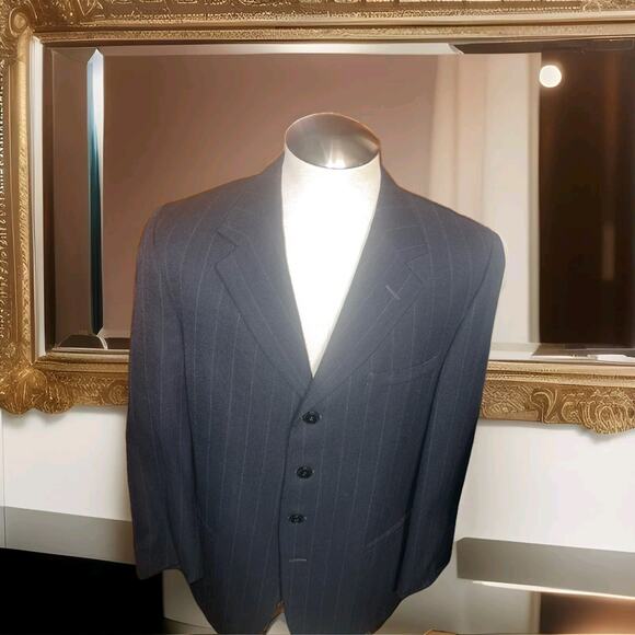 Vintage Istante / Versace RARE 4Btn BLACK BLAZER- 42R US/52R EU
